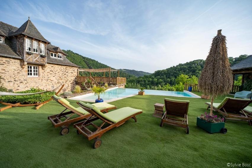 Chateau De Longcol Hotel La Fouillade Kültér fotó